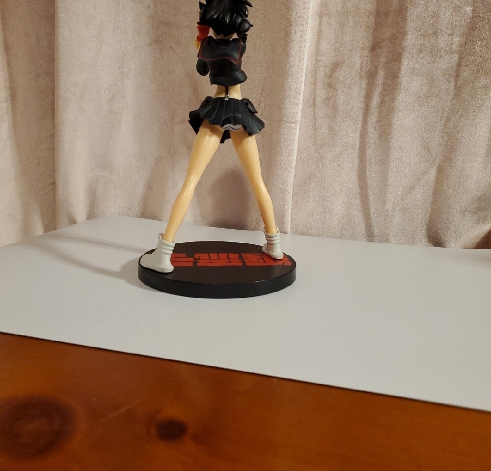 Ryuko Matoi Figures Black Anime Girl Figurine with Red - Picture 3 of 12
